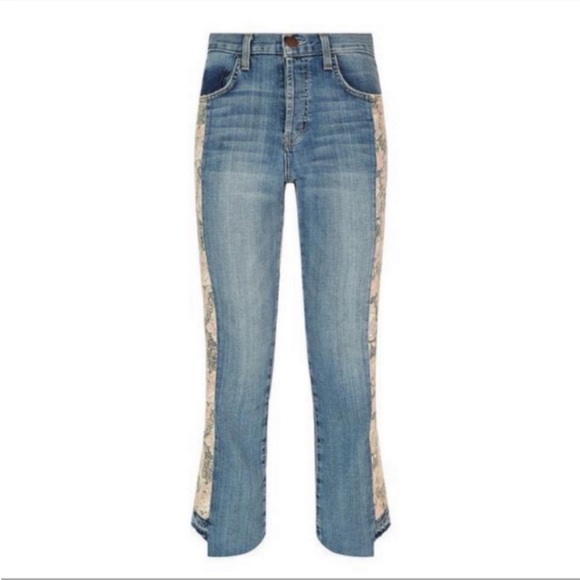 NWOT Current/Elliott The Uneven Seamed Original in First Love Mixed Floral - Picture 9 of 13